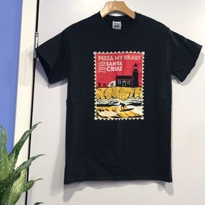 🌸Santa Cruz Pizza my heart shirt🌸